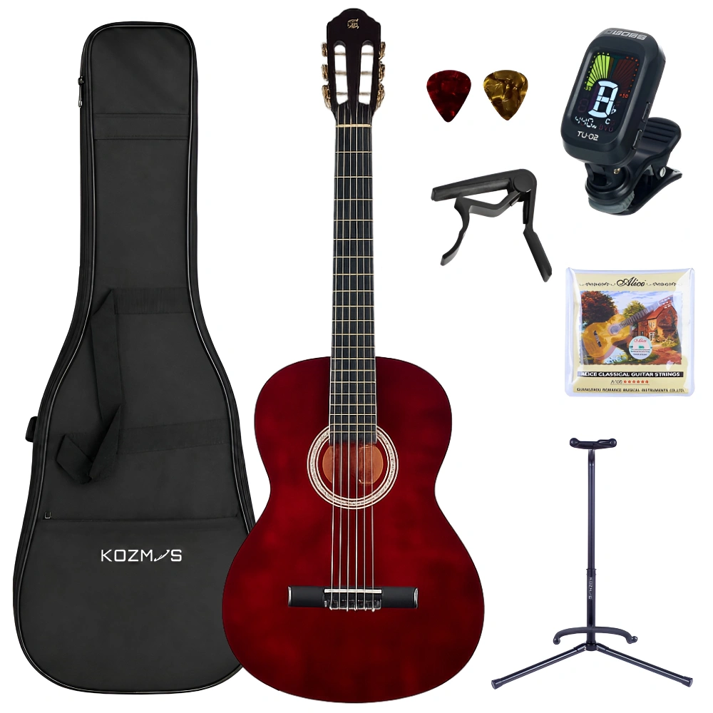 Barcelona LC 3900 TR Kırmızı Klasik Gitar Seti